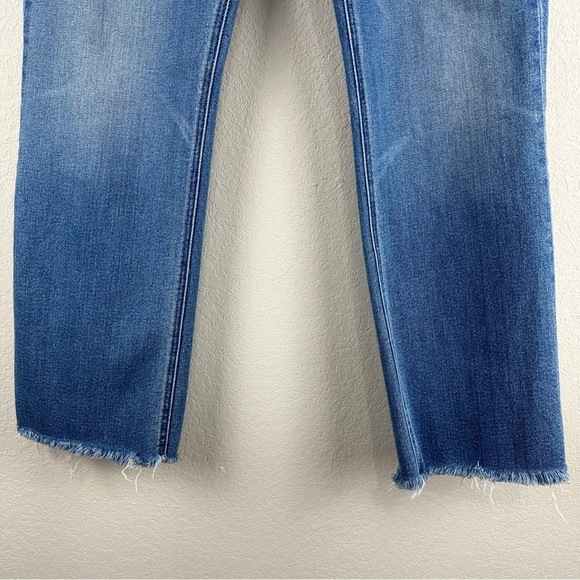 Mother Layover The Tripper Ankle Fray Button Fly Denim Jeans Size 30 - Picture 3 of 12